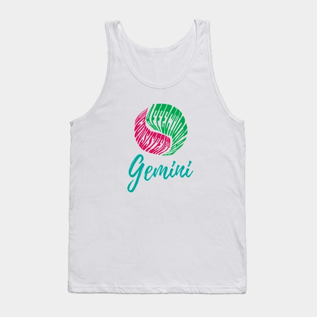 Gemini Traits Tank Top by epoliveira